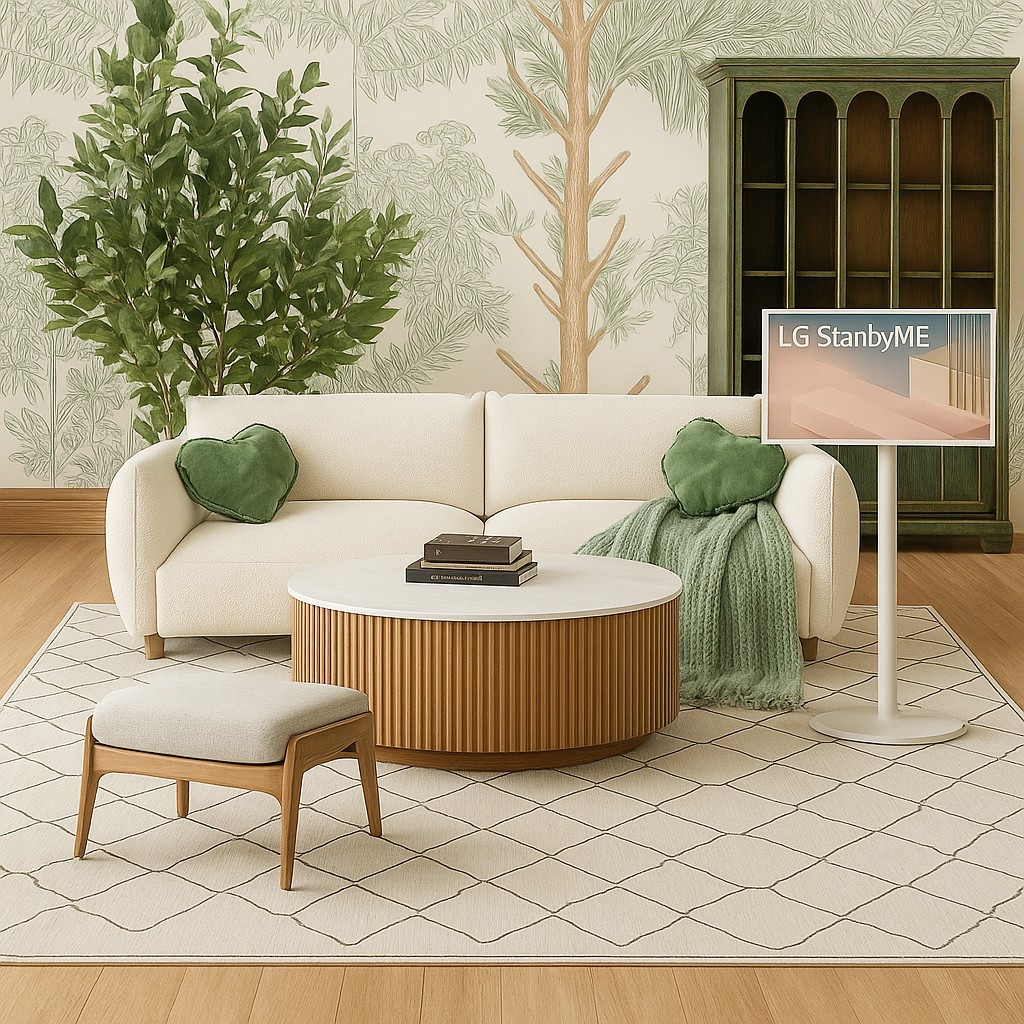 Soft textures, organic tones, and a cozy tech twist 🍃📺 Recreate this calm and curated space with all the pieces linked for you!


#LTKHome