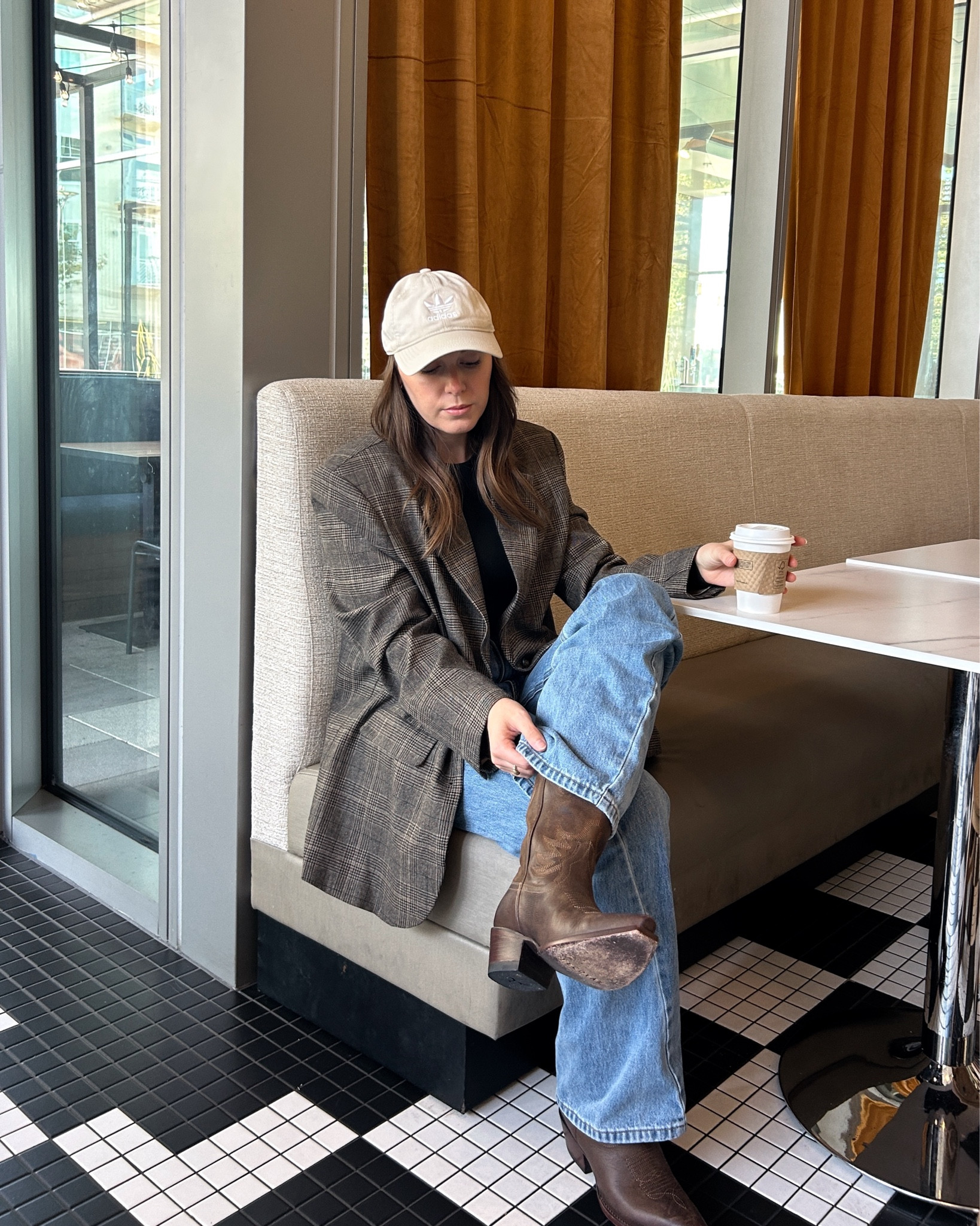 in case you’re wondering, she wants tecovas for Christmas 😌🎁🎅🏼✨

I sized up 1/2 in the boots! 
Blazer M/L 
Jeans US6
Bodysuit M

#westernboots #tecovas #weaternchicoutfit #nfr #cowgirlbootsoutfit 

#LTKootd #LTKHoliday #LTKFindsUnder100