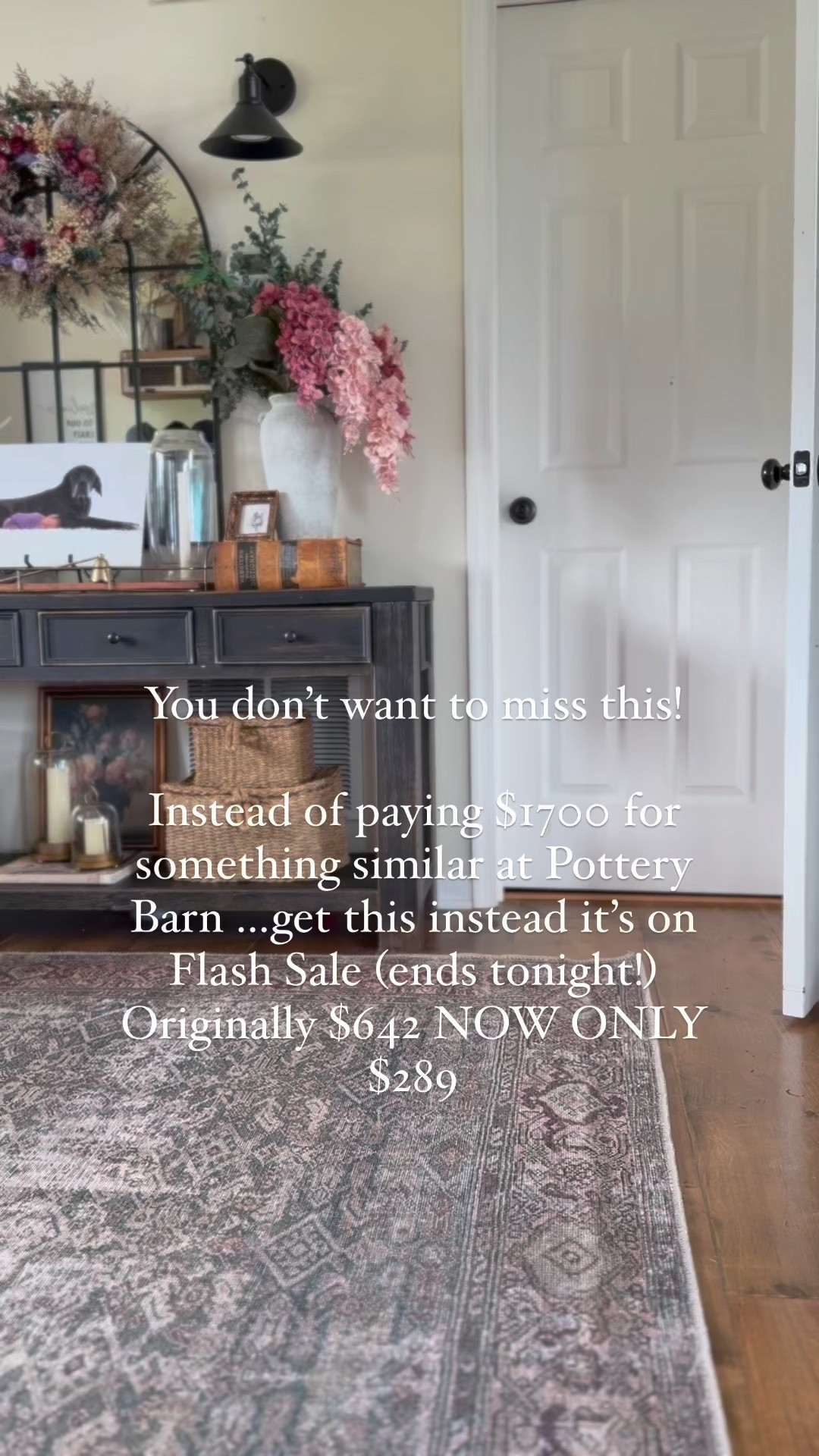 Console table on sale! This deal ends tonight! Shop by clicking the thumbnails ! Console table, entryway table, console table decor, black console table, entryway, modern farmhouse decor, farmhouse decor, entryway decorr

#LTKHome #LTKStyleTip #LTKSaleAlert