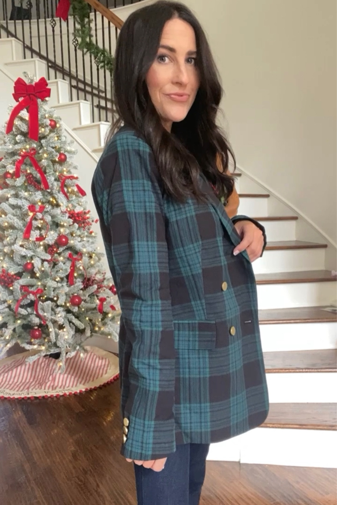 Walmart plaid blazer. True to size, I’m in a small.

#LTKworkwear #LTKHoliday #LTKunder50