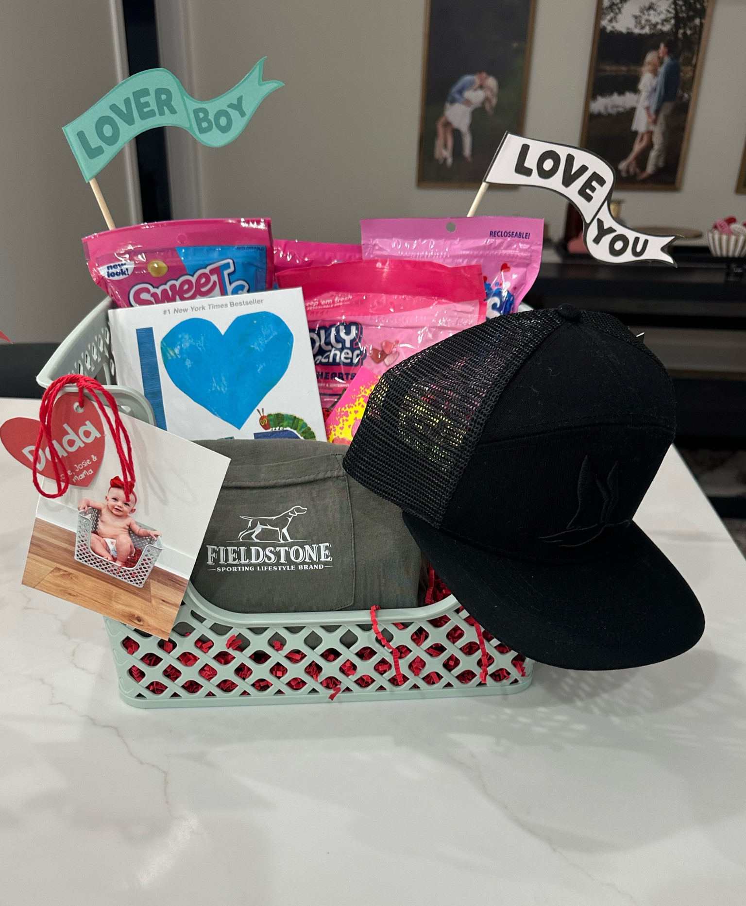 Day 14: Is a basket for our Lover Boy aka dada ❤️🩵

🏷️Printable tags from the Letter Vee. Basket & all gifts linked 🎀❤️

Valentine tag links. Valentine gift links. Simple Valentine gift links. Men’s gift links. Basket links. 

#LTKMostLoved #LTKGiftGuide #LTKSeasonal