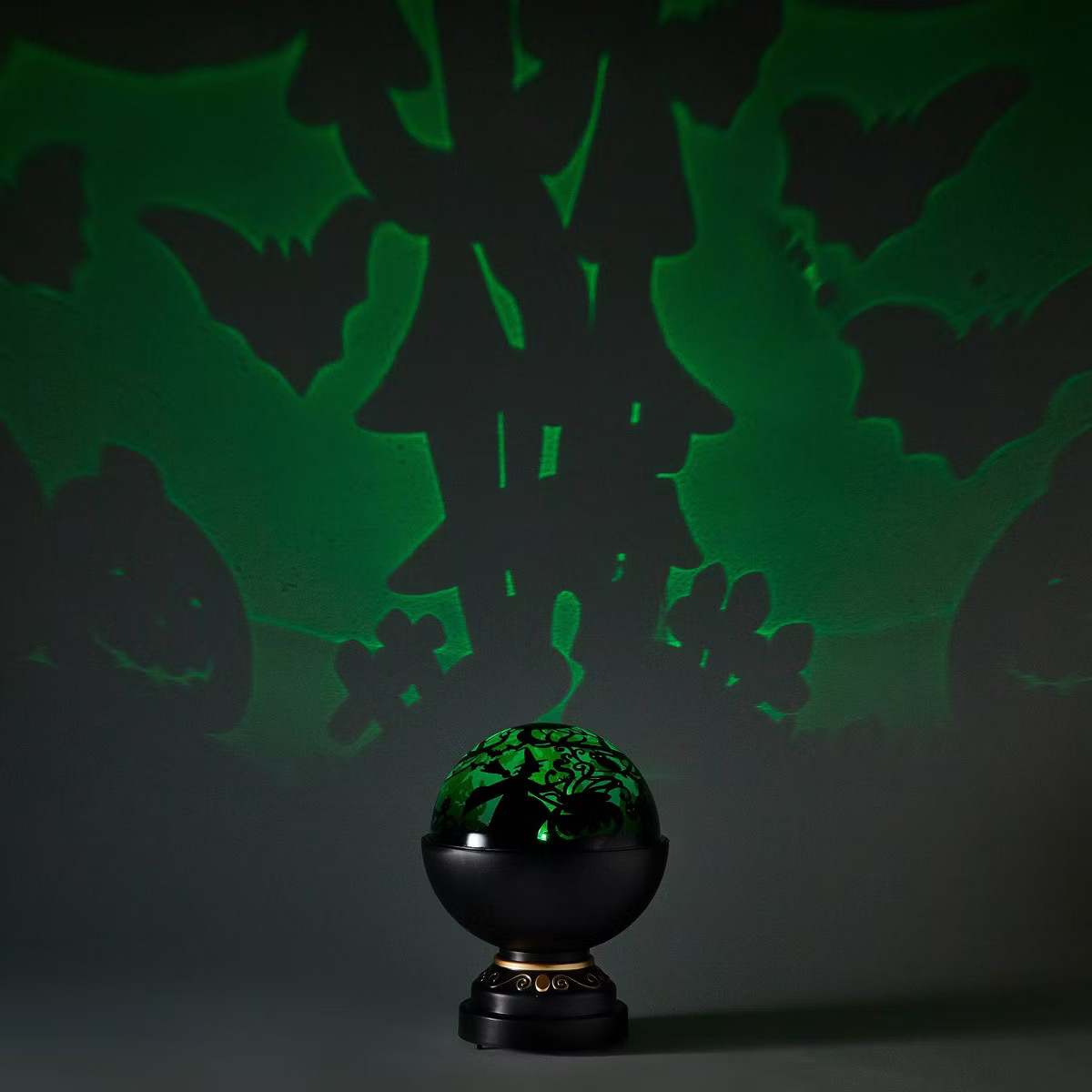 Animated Witch Silhouette Halloween Decorative Prop - Hyde & EEK! Boutique™: Indoor Globe with ... | Target