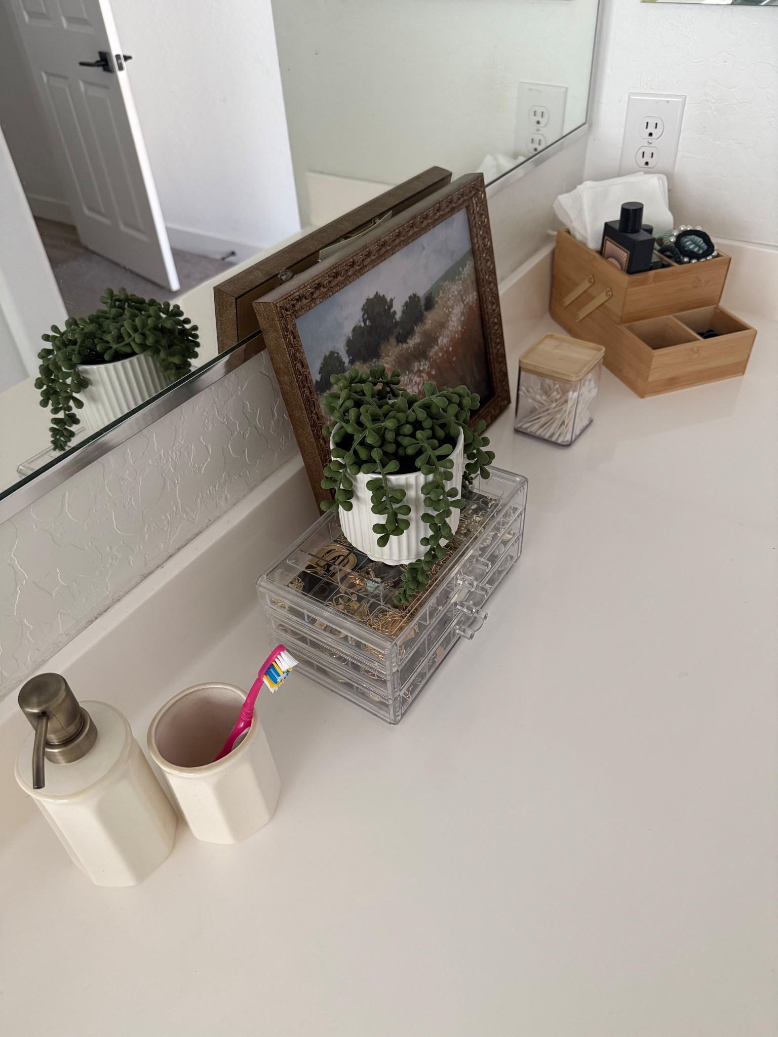 Bathroom counter refresh! 

#LTKselfcare #LTKHome #LTKmomlife