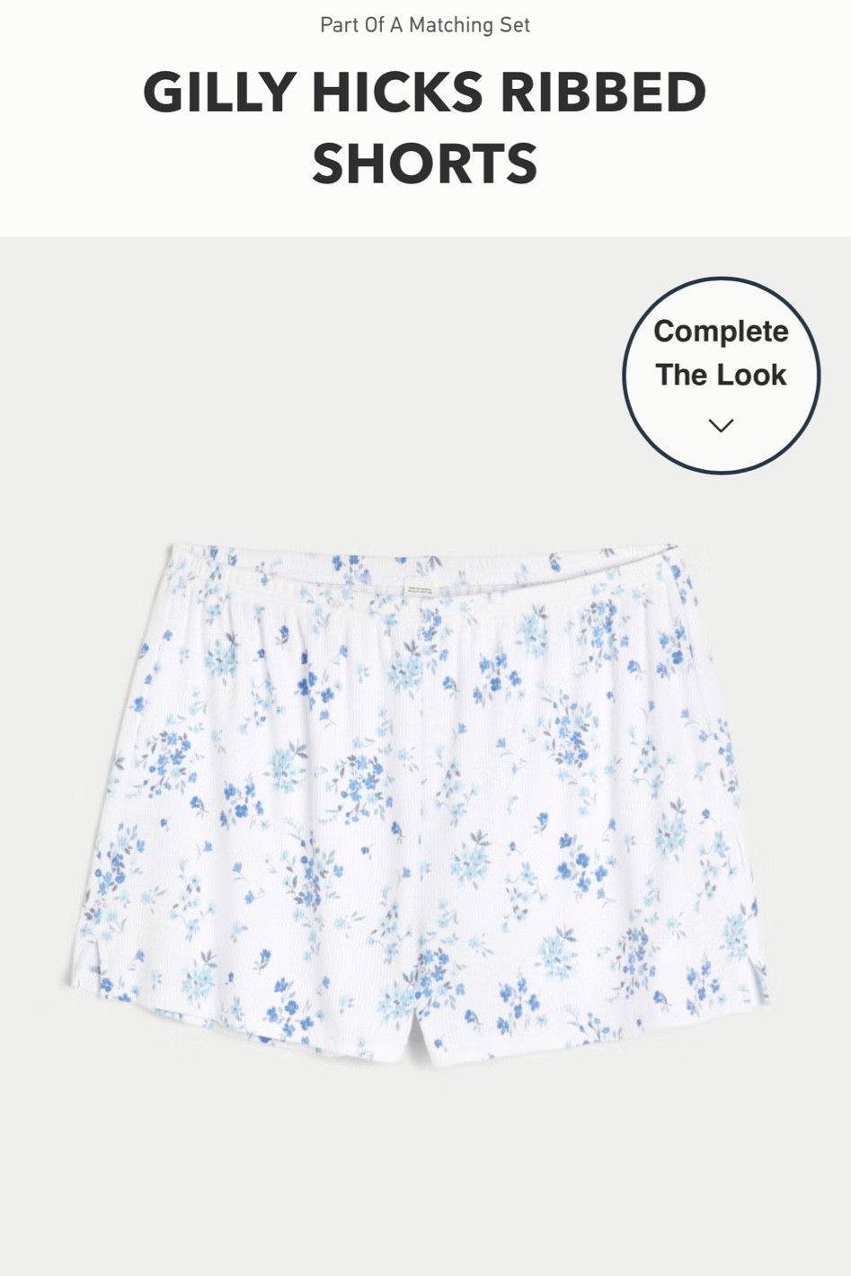 The cutest little blue floral sleeping shorts! Part of a matching set. So cute and if you have been wanting to be that girl with cute pjs this set is perfect for you

#LTKfindsunder50 #LTKstyletip #LTKSpringSale