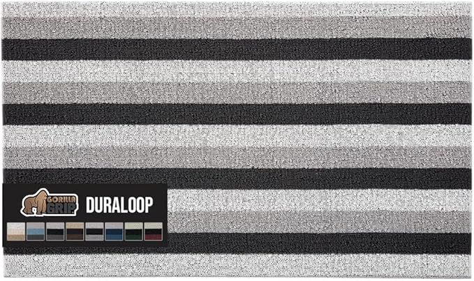 Gorilla Grip Heavy Duty Striped Doormat, 72x24, Thick Bristles, Crush Proof Texture, Catches Dirt fr | Amazon (US)