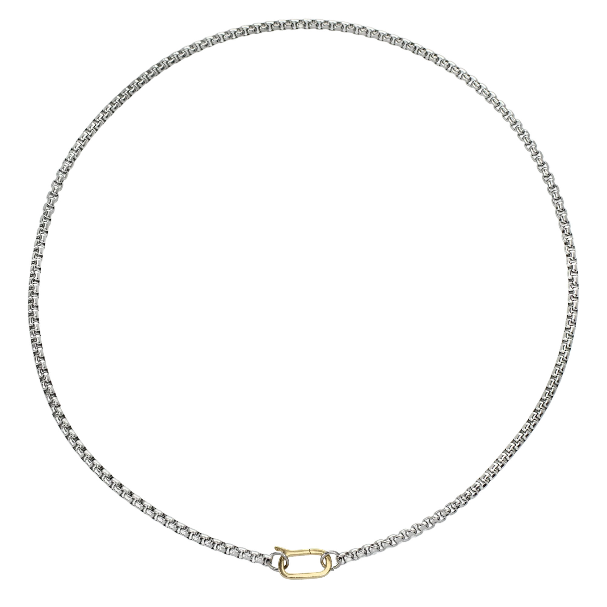 CAN OPENER BOX SILVER CHAIN | Artizan Joyeria