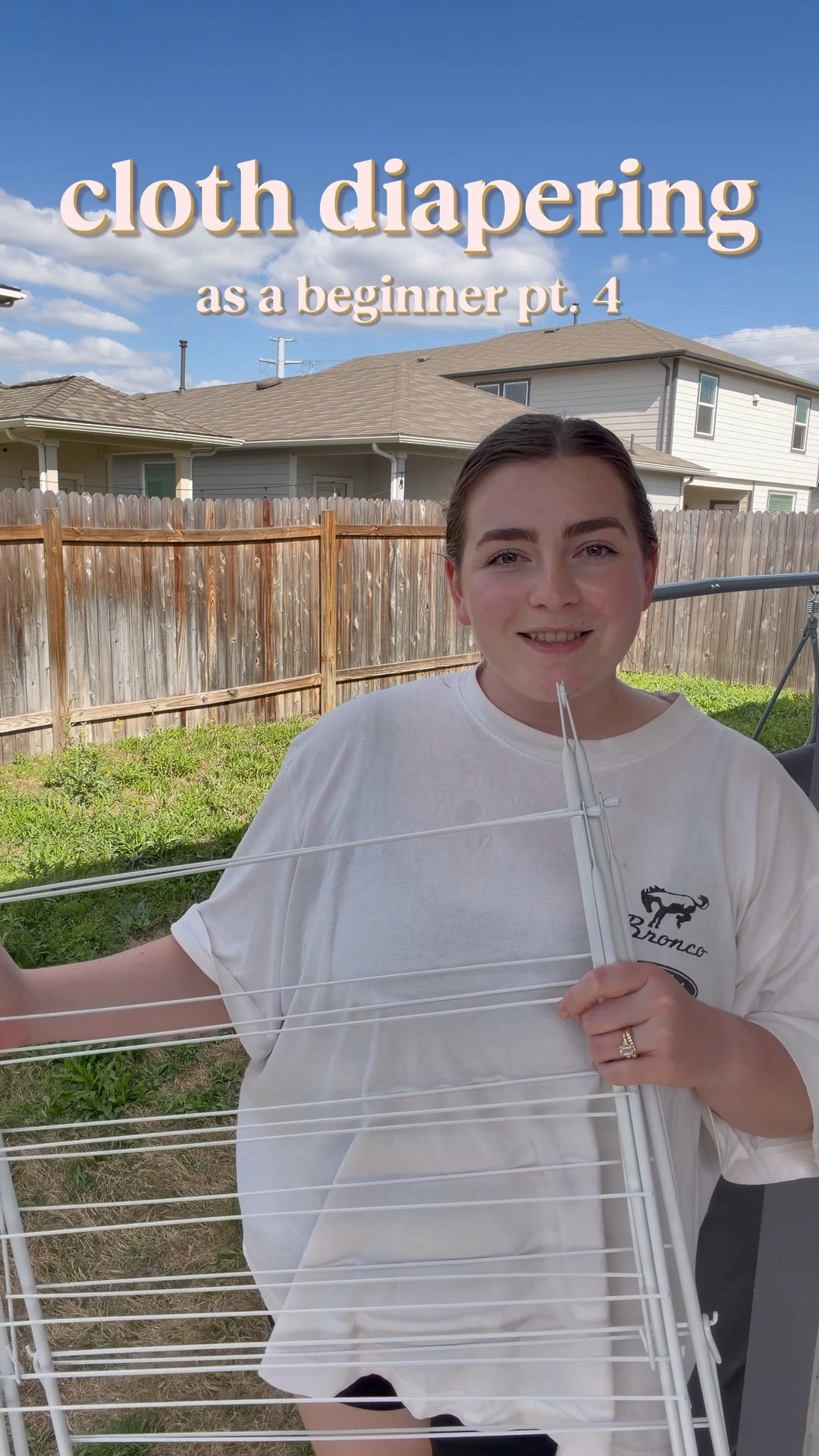 drying your clothes diapers in the sun is so helpful for removing stains and letting them breathe and getting rid of bacteria! We try to do this about once a month ☀️

#LTKMothersDay #LTKmomlife #LTKBaby