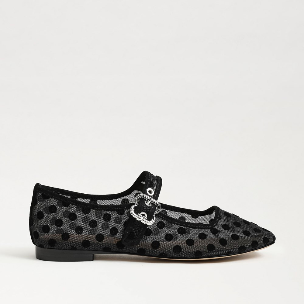 Michaela Mesh Mary Jane Flat | Sam Edelman