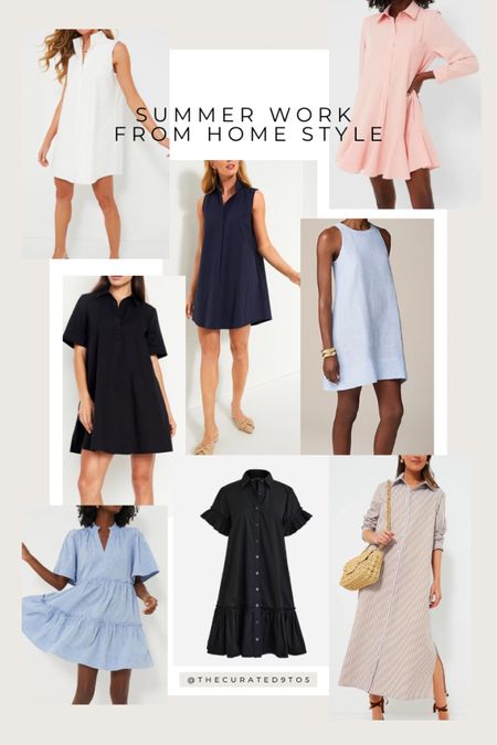 What to wear to work from home this summer! Loose dresses, shift dresses, shirt dresses, flowy dresses, casual work outfit

#LTKworkwear #LTKfindsunder100 #LTKSeasonal