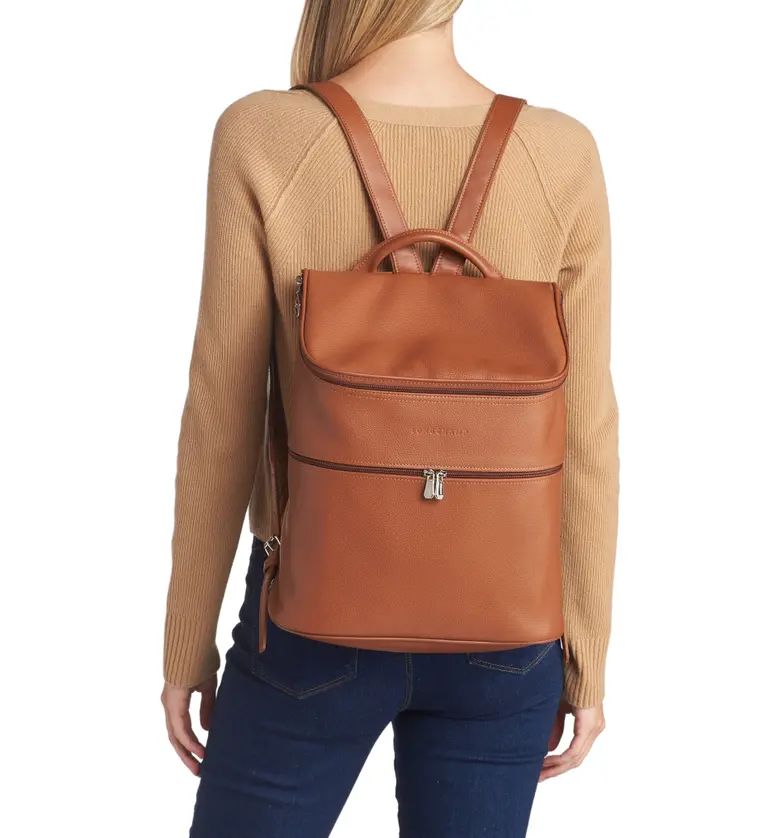 Longchamp Le Foulonné Leather Backpack | Nordstrom | Nordstrom