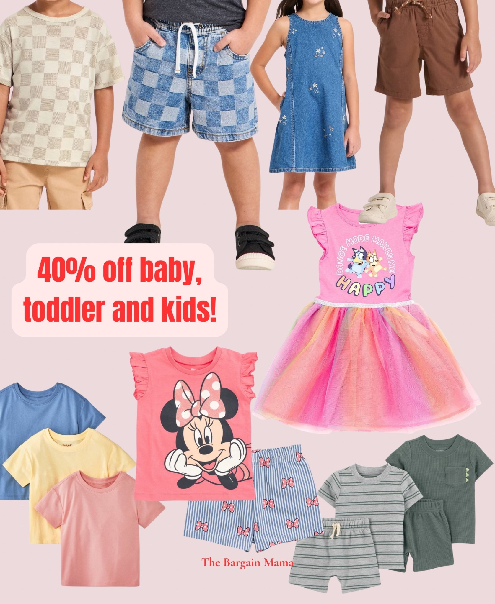 40% off kids clothing at Target! 🎯

Family
Vacation 
Spring sale
Toddler
Baby
Kids

#LTKSwim #LTKTravel #LTKKids