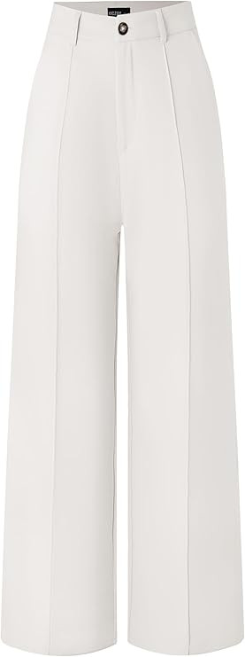 Womens Dress Pants Stretchy Business Casual Work Pants Straight Leg Slacks for Office | Amazon (US)