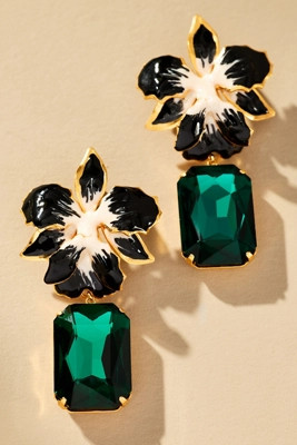 The Pink Reef Vanilla Jewel Drop Earrings | Anthropologie (US)