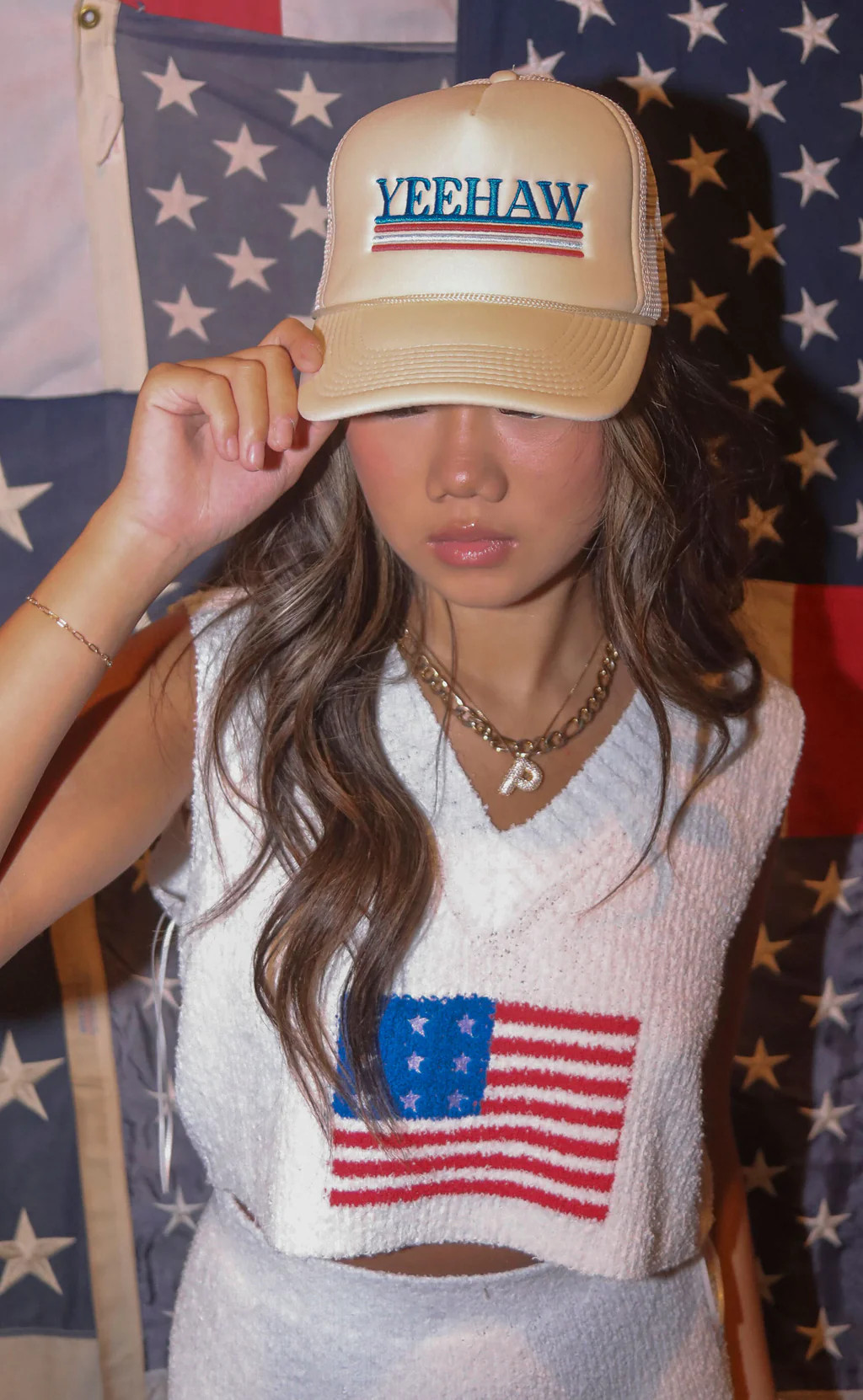 charlie southern: yeehaw trucker - red/blue | RIFFRAFF