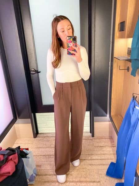 These trousers are amazing! Tried my normal size small and they’re perfect!
•
•
Abercrombie, Wide leg pants, trousers 

#LTKCyberweek