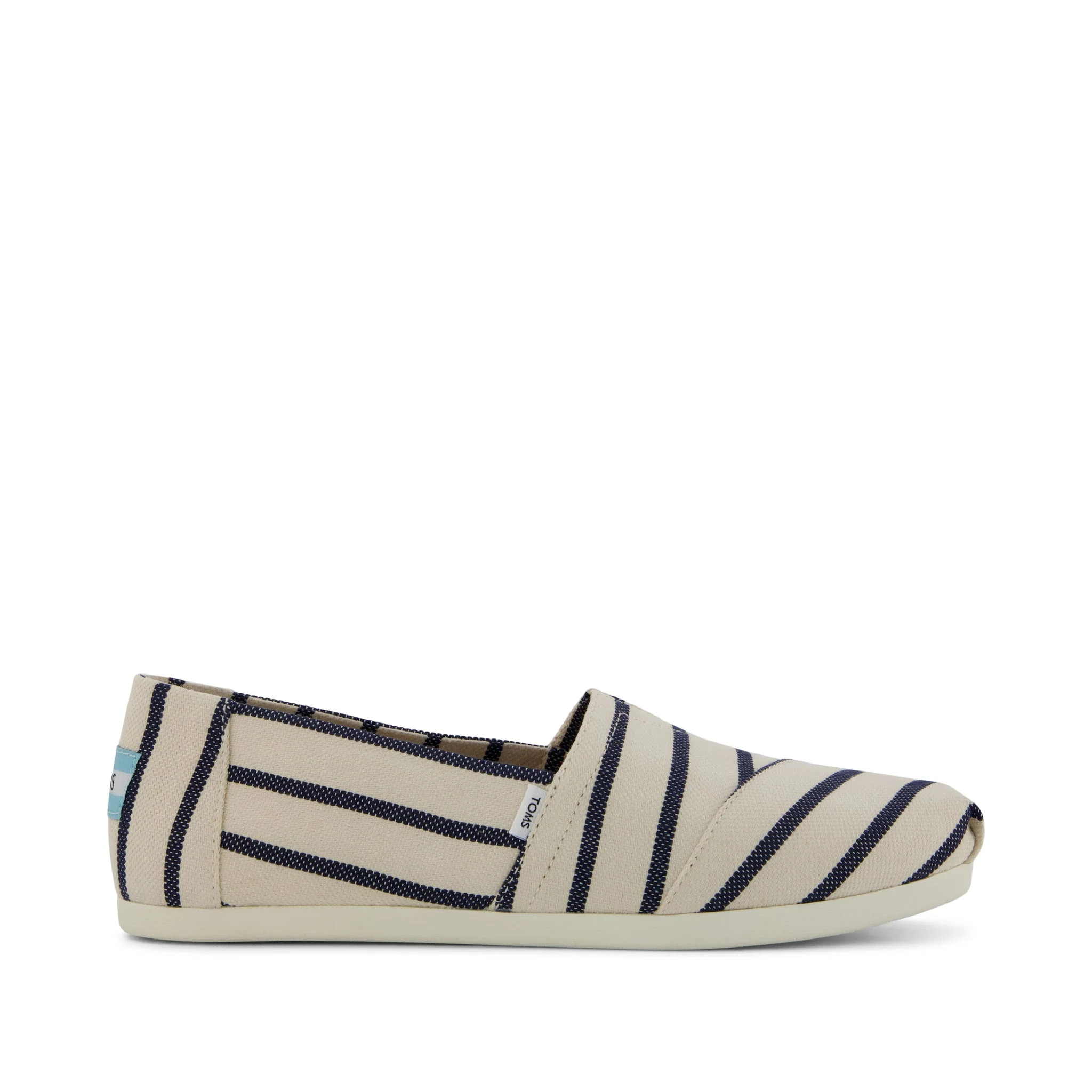 Womens Alpargata Classic Navy Riviera Stripe | Toms EMEA