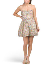 Strapless Sequin Bubble Mini Dress | Women | Marshalls | Marshalls