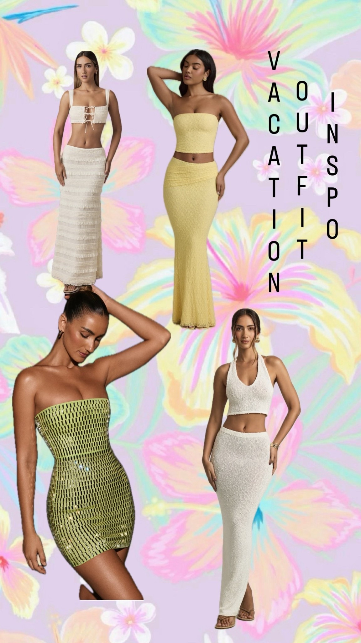 Vacation outfit Inspo 🌴🌸

Vacation outfit inspo ✈️🌴 beach vibes, tropical style, resort wear, summer aesthetic, effortless chic, matching sets, linen dresses, sunset dinner look, travel style, vacay ready ✨🌊 #VacationOutfit #ResortWear #TravelStyle #SummerAesthetic #BeachVibes

#LTKU #LTKSeasonal #LTKootd