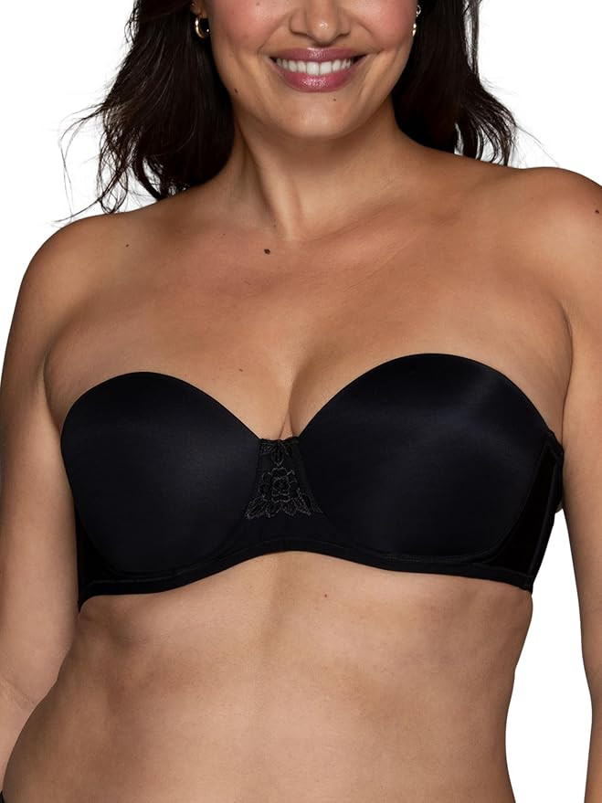 Vanity Fair Women's Beauty Back Smoothing Strapless Bra, 4-Way Stretch Fabric, Lightly Lined Cups... | Amazon (US)