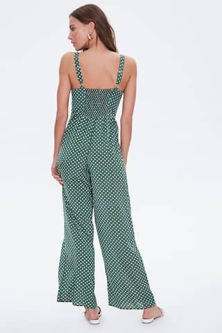 Polka Dot Wide-Leg Jumpsuit | Forever 21 (US)