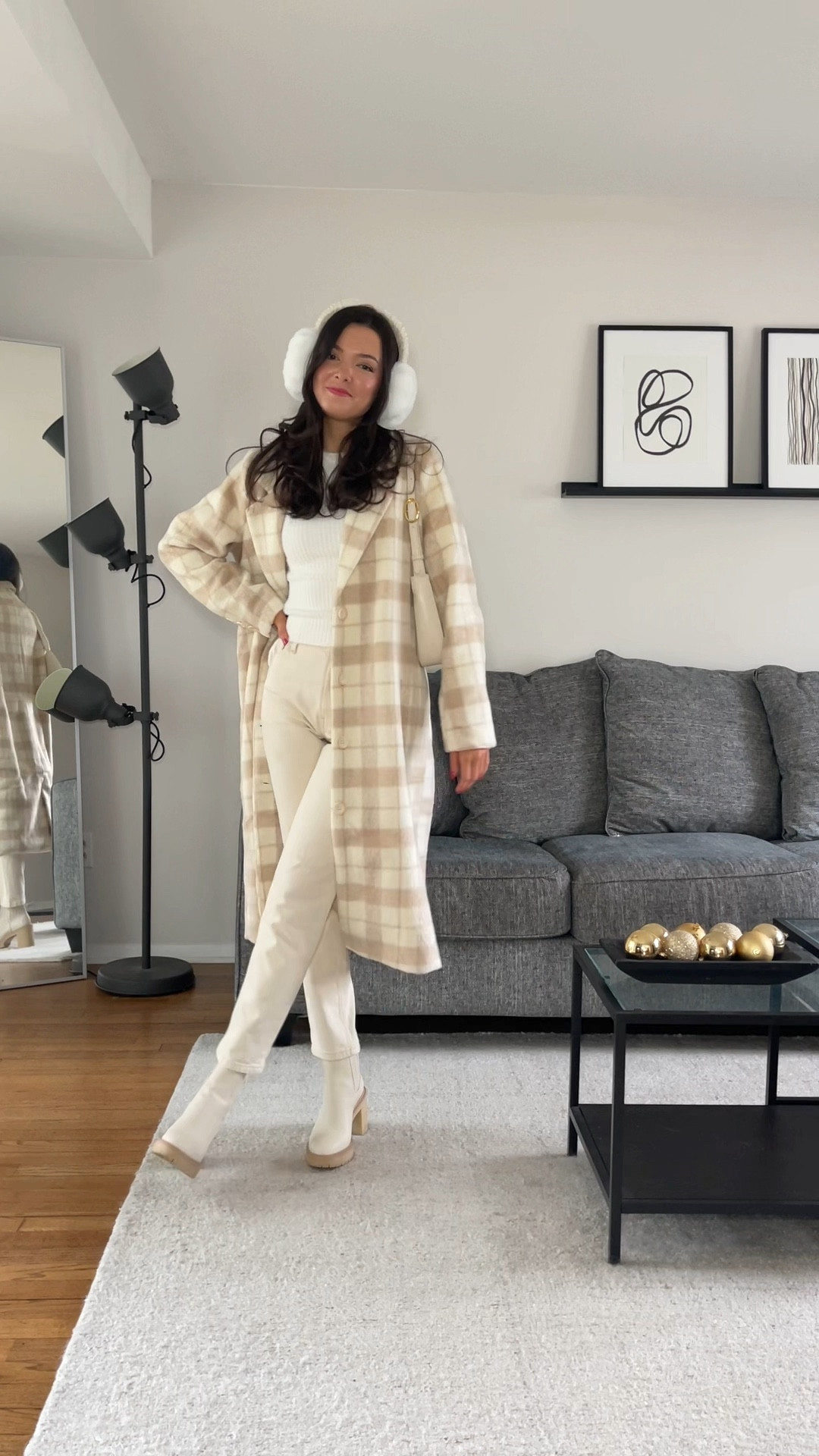 Wearing size S coat, S top, 23 jeans, 8 boots, 2 in the sweater (I recommend sizing up at least 1 or 2 sizes, it runs pretty small!)

#LTKstyletip #LTKHoliday #LTKSeasonal