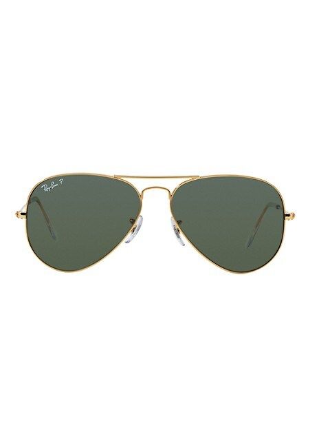 RB3025 62MM Original Aviator Polarized Sunglasses | Saks Fifth Avenue