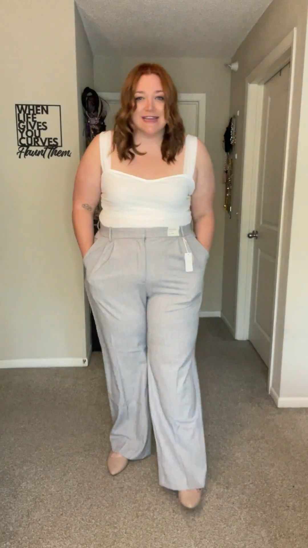 Wide leg tall trousers from Abercrombie.

#LTKPlusSize #LTKMidsize #LTKWorkwear