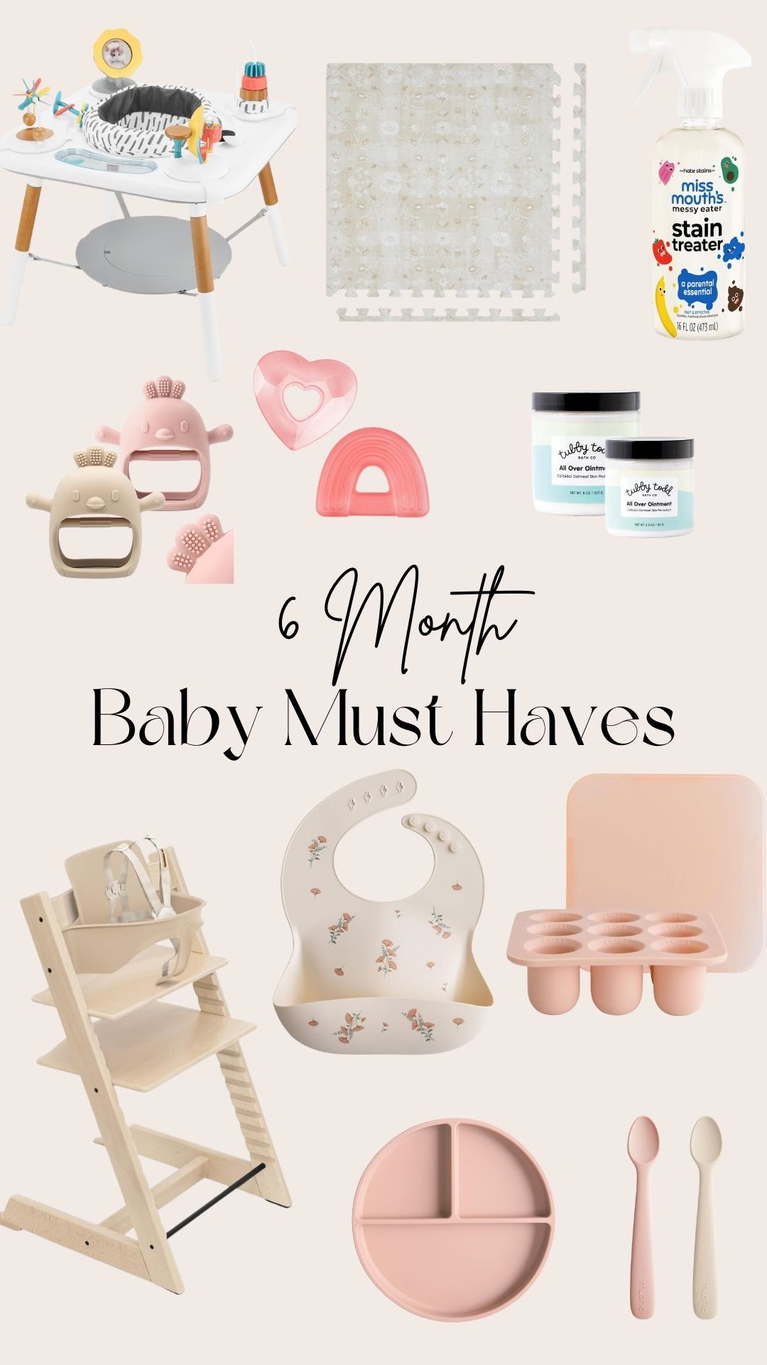 our favorite products for our 6 month old baby - all items we use every single day! 