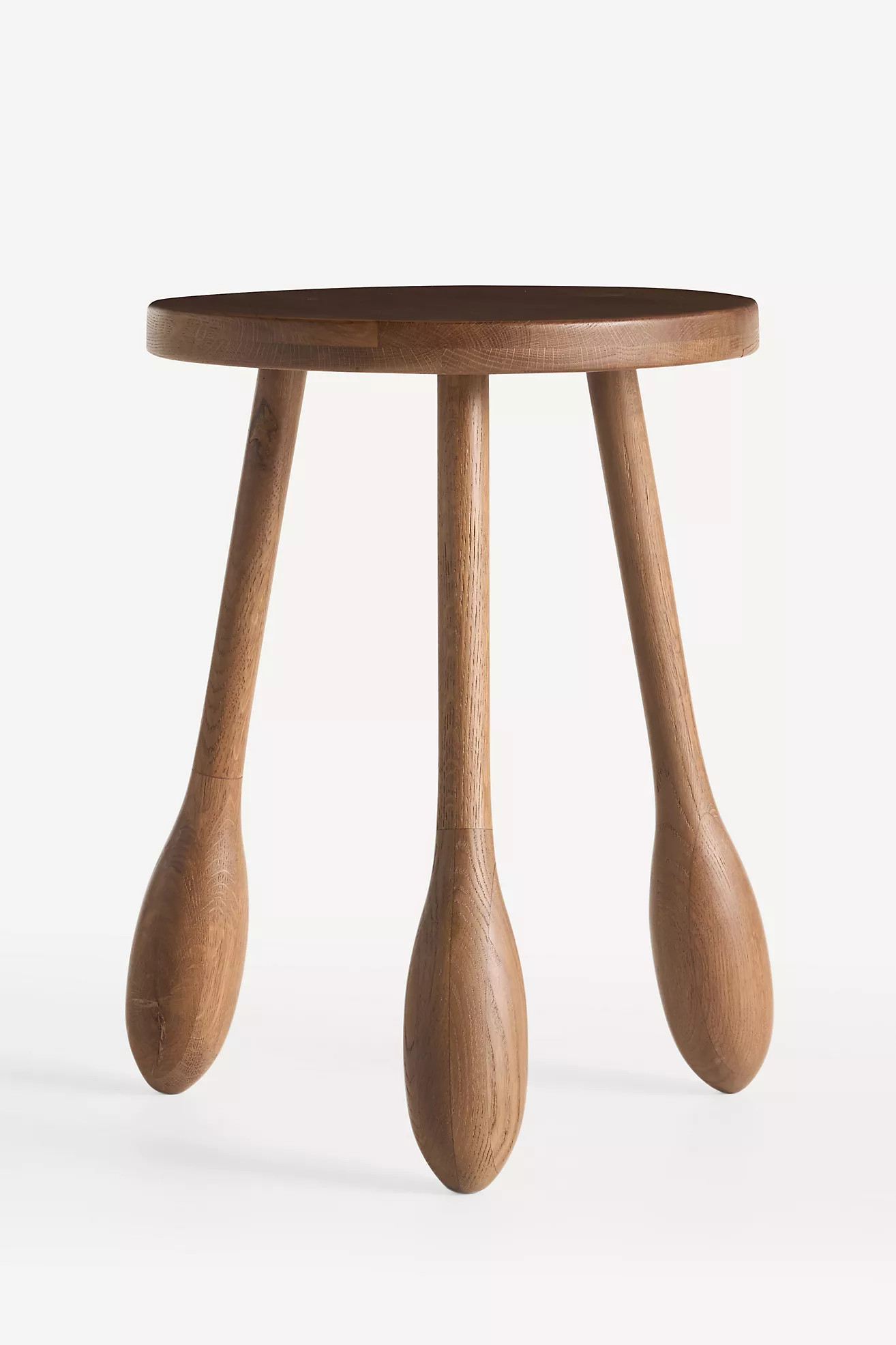 LALA Reimagined Sculptural Oak Side Table | Anthropologie (US)