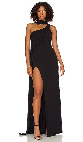Amina Gown in Black | Revolve Clothing (Global)