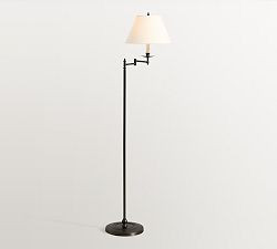 Hayden Metal Articulating Task Floor Lamp (53") | Pottery Barn (US)