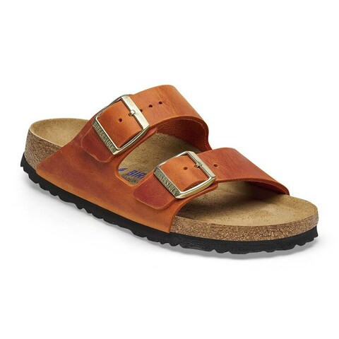 Arizona Soft Footbed Oiled Leather Burnt Orange | BIRKENSTOCK | Birkenstock USA