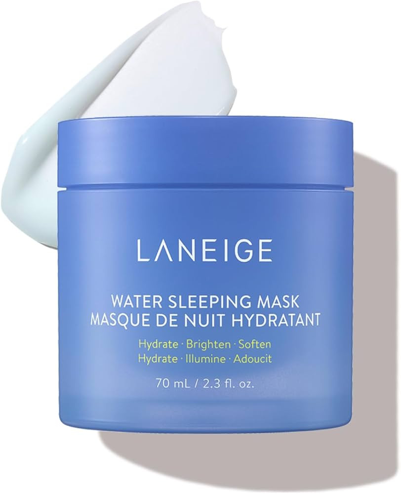 LANEIGE Water Sleeping Mask: Hydrating Korean Overnight Mask with Squalane & Probiotic-Derived Co... | Amazon (US)