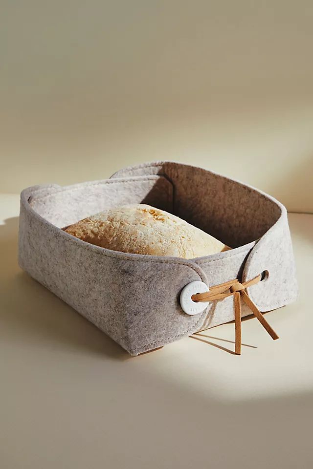Heartfelt by Anthropologie Bread Basket & Warming Tile Set | Anthropologie (US)