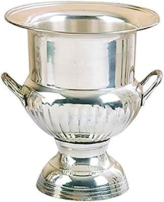 Deco 79 Brass Sp Wine Bucket, Silver Plated | Amazon (US)