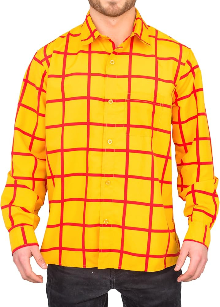 Sheriff Woody Cowboy Shirt Halloween Costume Cosplay | Amazon (US)