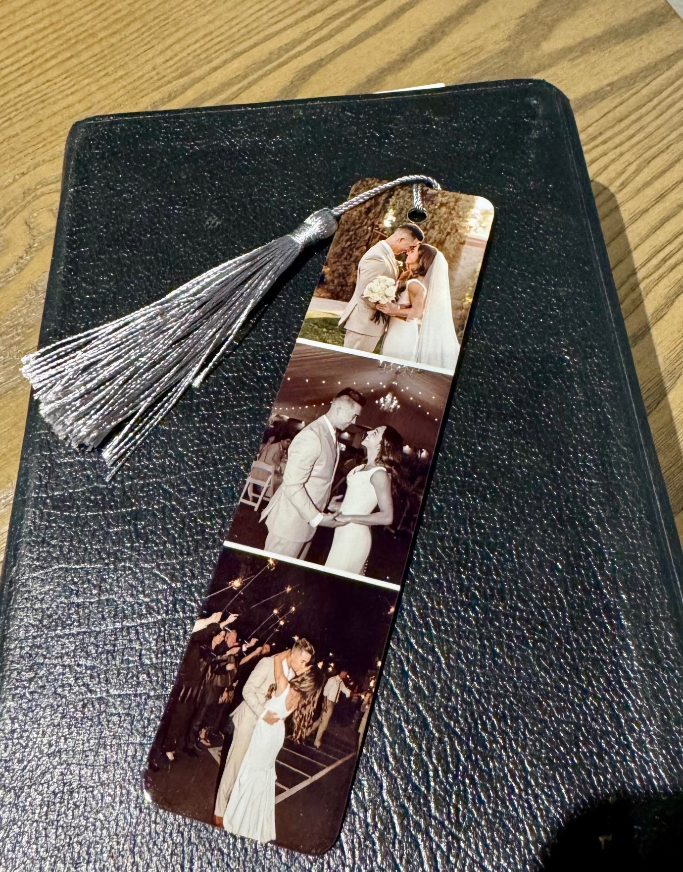 Got this bookmark made for my husband off Amazon & it turned out so good!! 🥹 I want to make another one but with my dog on it 