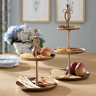 Bow Serving Stands - 2 Tiered Serving Stand - Ballard Designs | Ballard Designs, Inc.