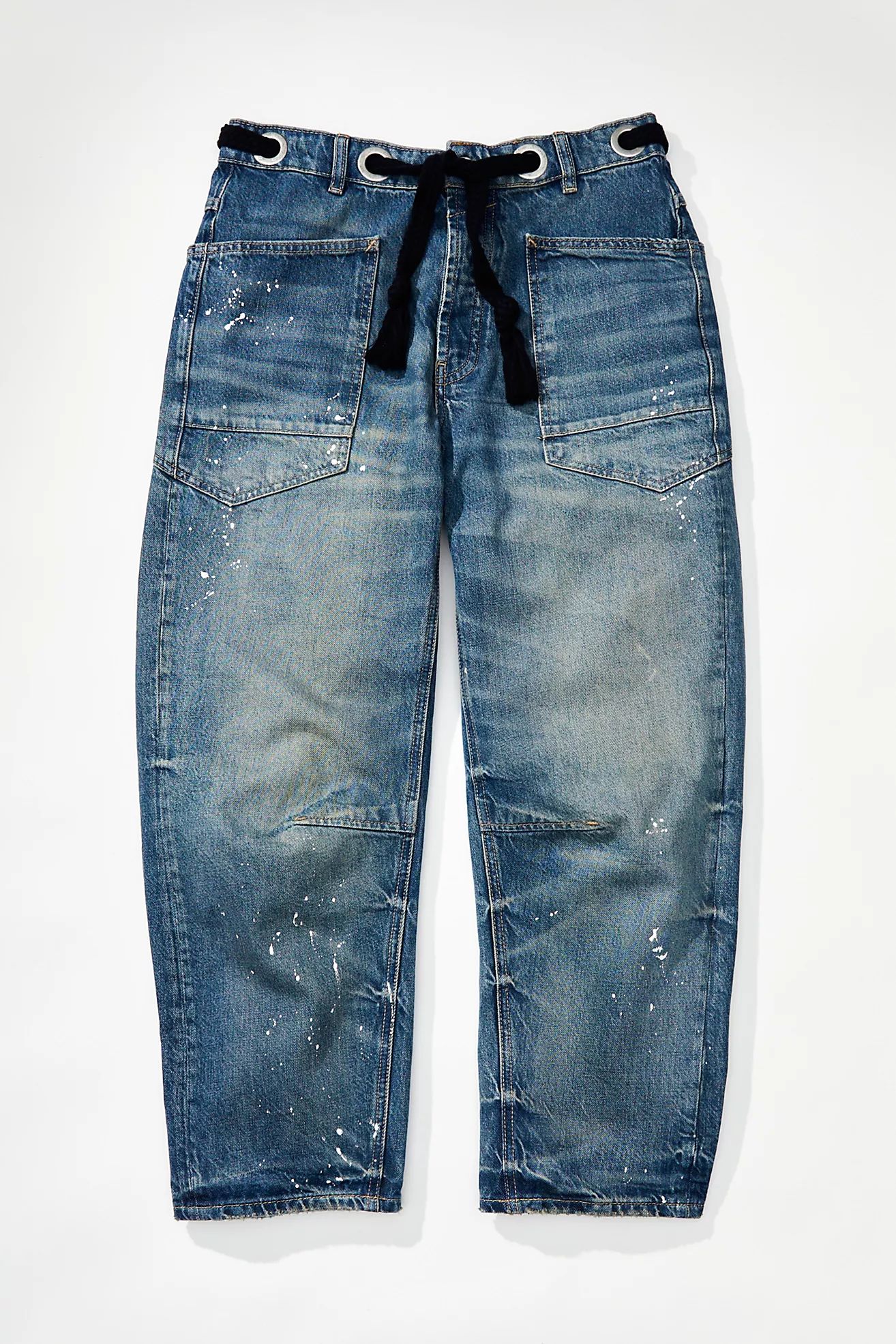 We The Free Moxie Pull-On Barrel Jeans | Free People (UK)