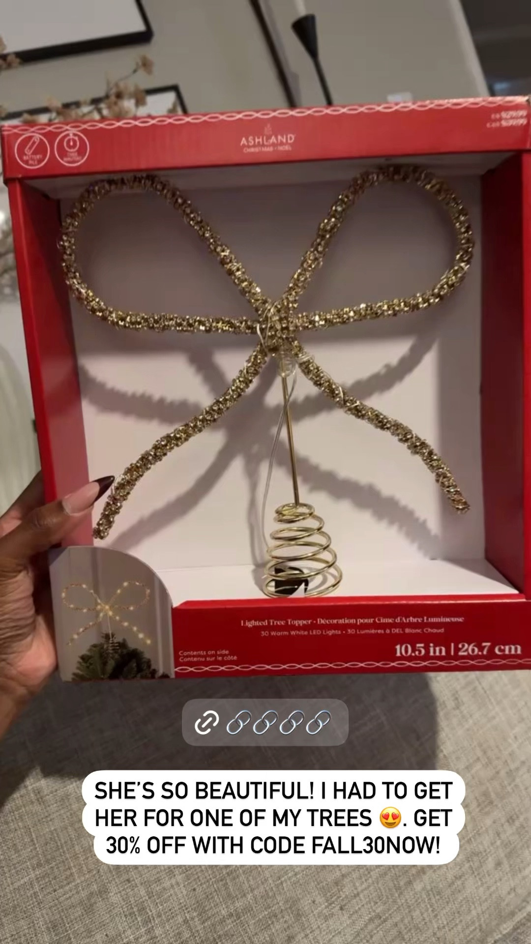 Even better in person 😍! The cutest Christmas Tree Topper 

#LTKHoliday #LTKSeasonal #LTKHome