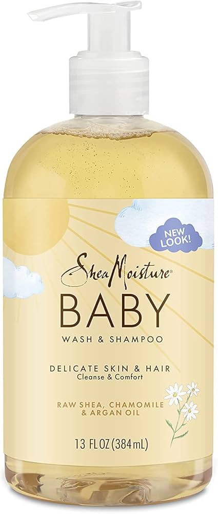 SheaMoisture Baby Wash & Shampoo for All Skin Types Raw Shea, Chamomile & Argan Oil Baby Wash and... | Amazon (US)