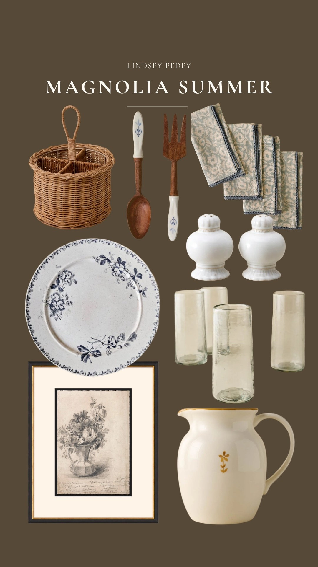 Summer decor from magnolia!

Vintage inspired, summer collection, summer decor, picnic, art, vase, napkins, glassware, rattan

#LTKHome #LTKSeasonal