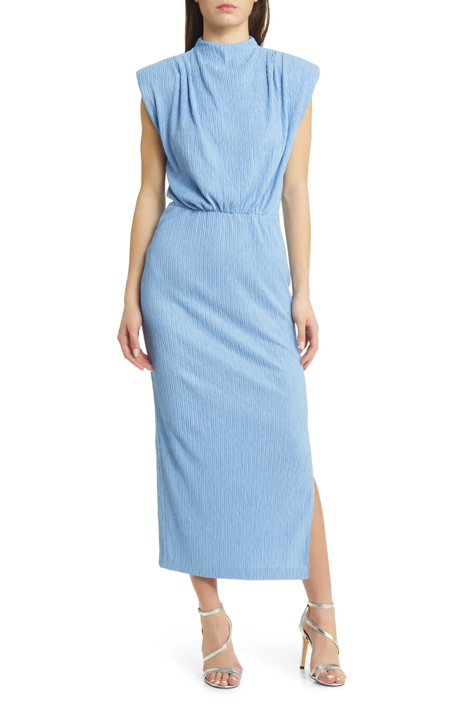 Fione Plissé Midi Dress | Nordstrom