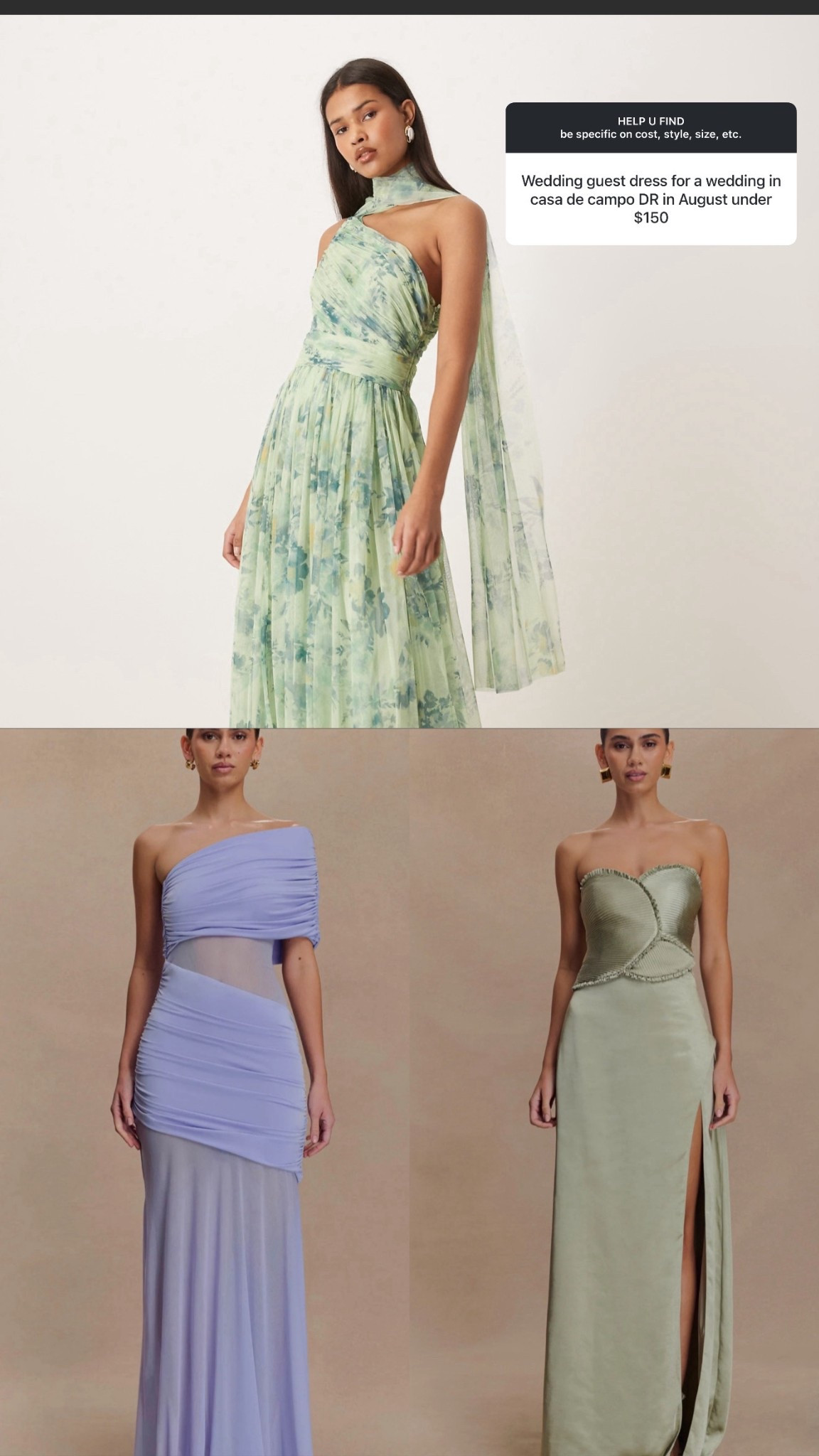 Wedding guest dress under $150

Meshki
Asos
Summer wedding 

#LTKWedding #LTKgrwm #LTKootd