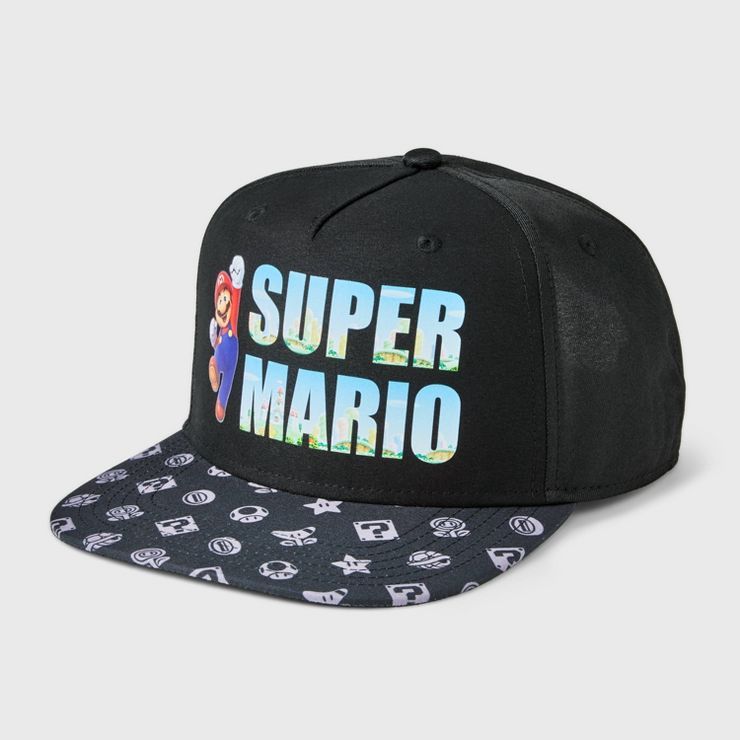 Boys' Super Mario Hat - Black | Target
