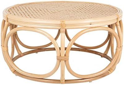 KOUBOO Busan Rattan, Natural Color Coffee Table, Brown | Amazon (US)