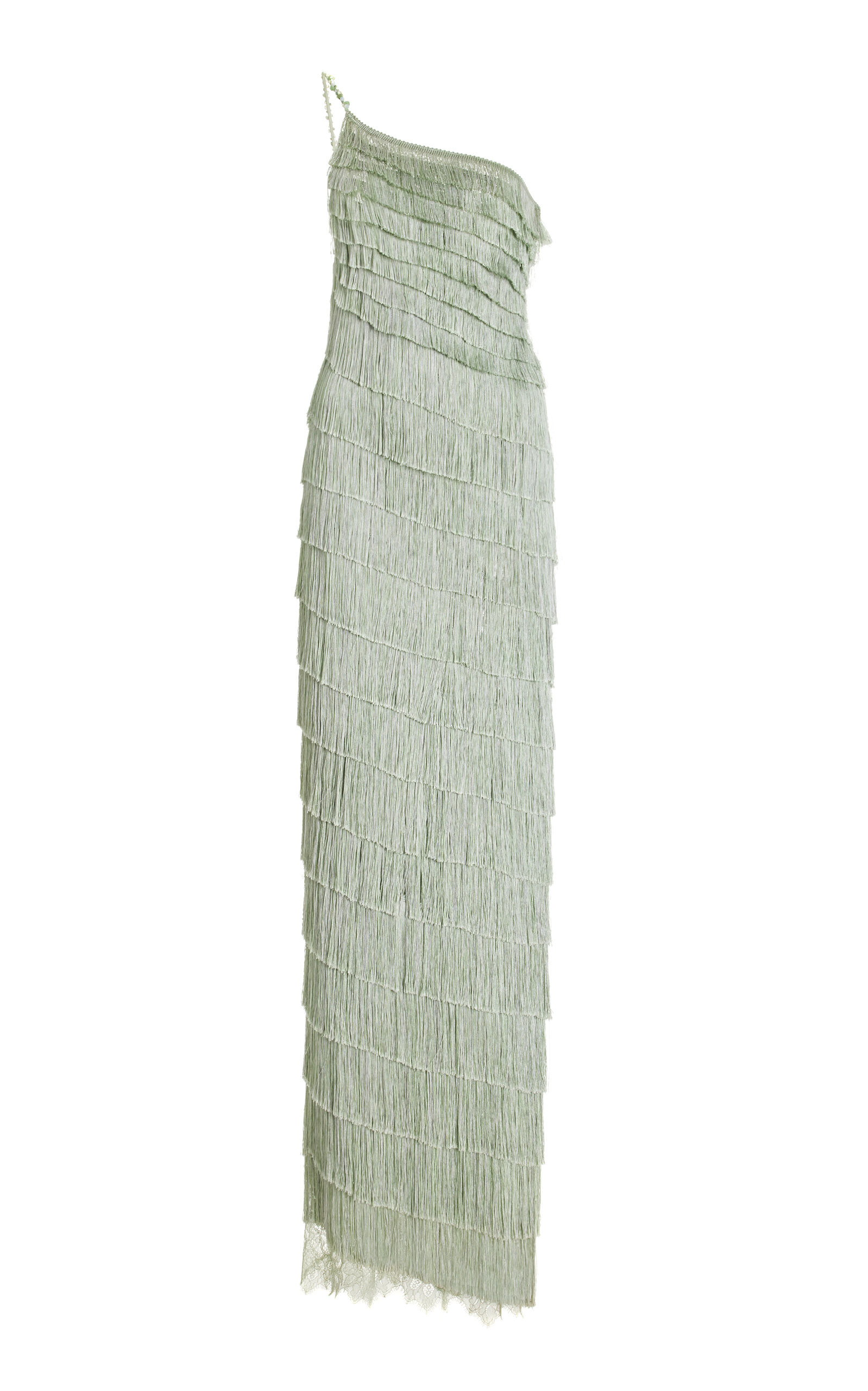 Isidora Fringed Silk-Blend Maxi Dress | Moda Operandi (Global)