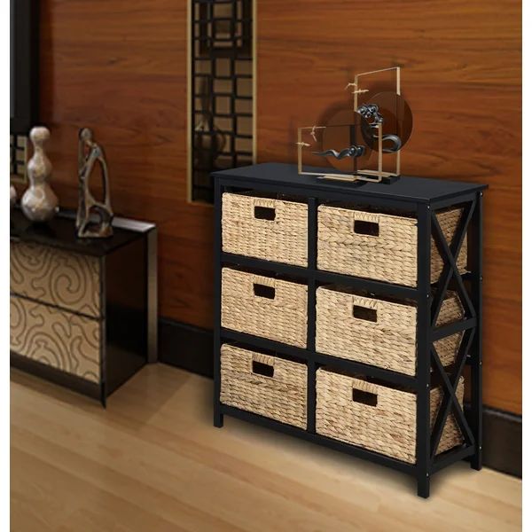 Schimpl 30'' Tall Solid Wood 6 - Drawer Accent Chest | Wayfair North America