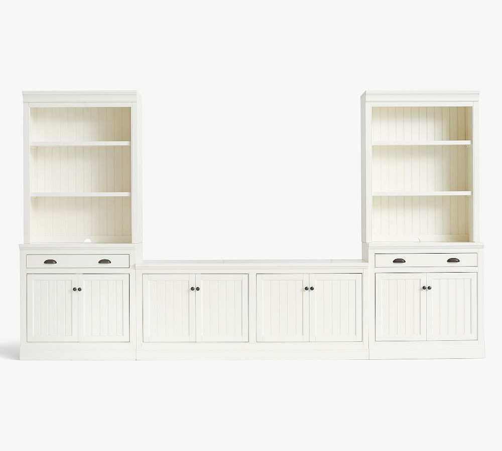 Aubrey 5-Piece Entertainment Center (108"-144") | Pottery Barn (US)