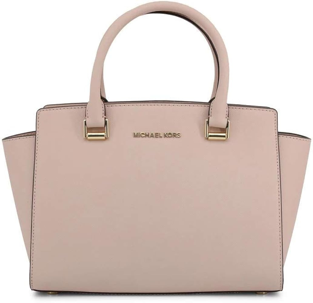 Michael Kors Women's Selma Medium Top Zip Satchel (Ballet) | Amazon (US)